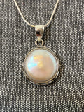 Pearl Silver Stranded Frame Pendant