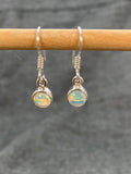 Ethiopian Opal Round Earrings