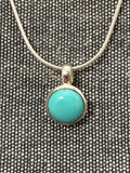 Turquoise Simple Round Pendant