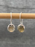 Labradorite Oval Fixed Hook Earring