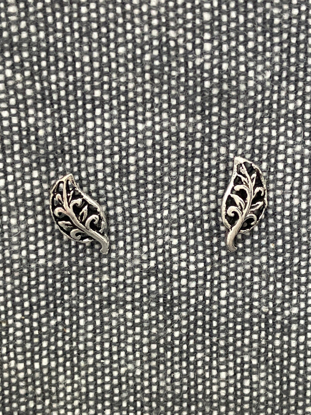 Filigree Leaf Studs