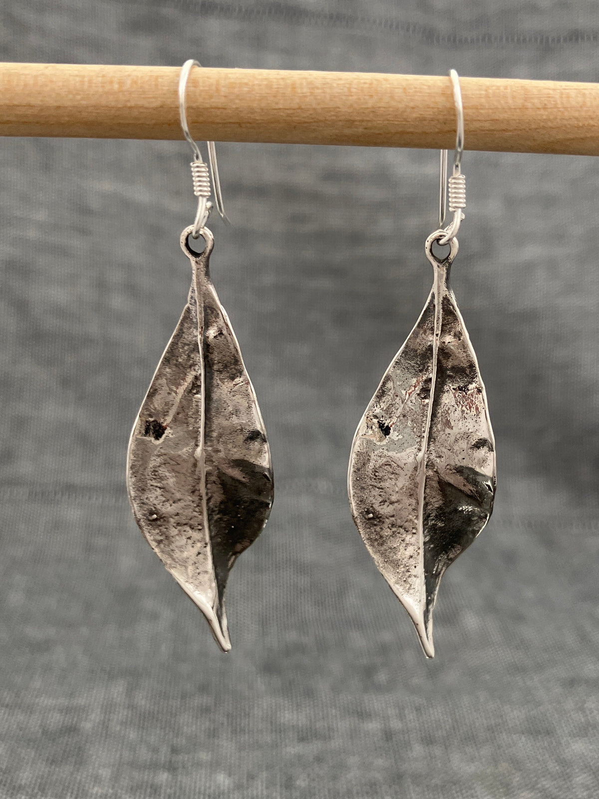 Real Leaf Earrings