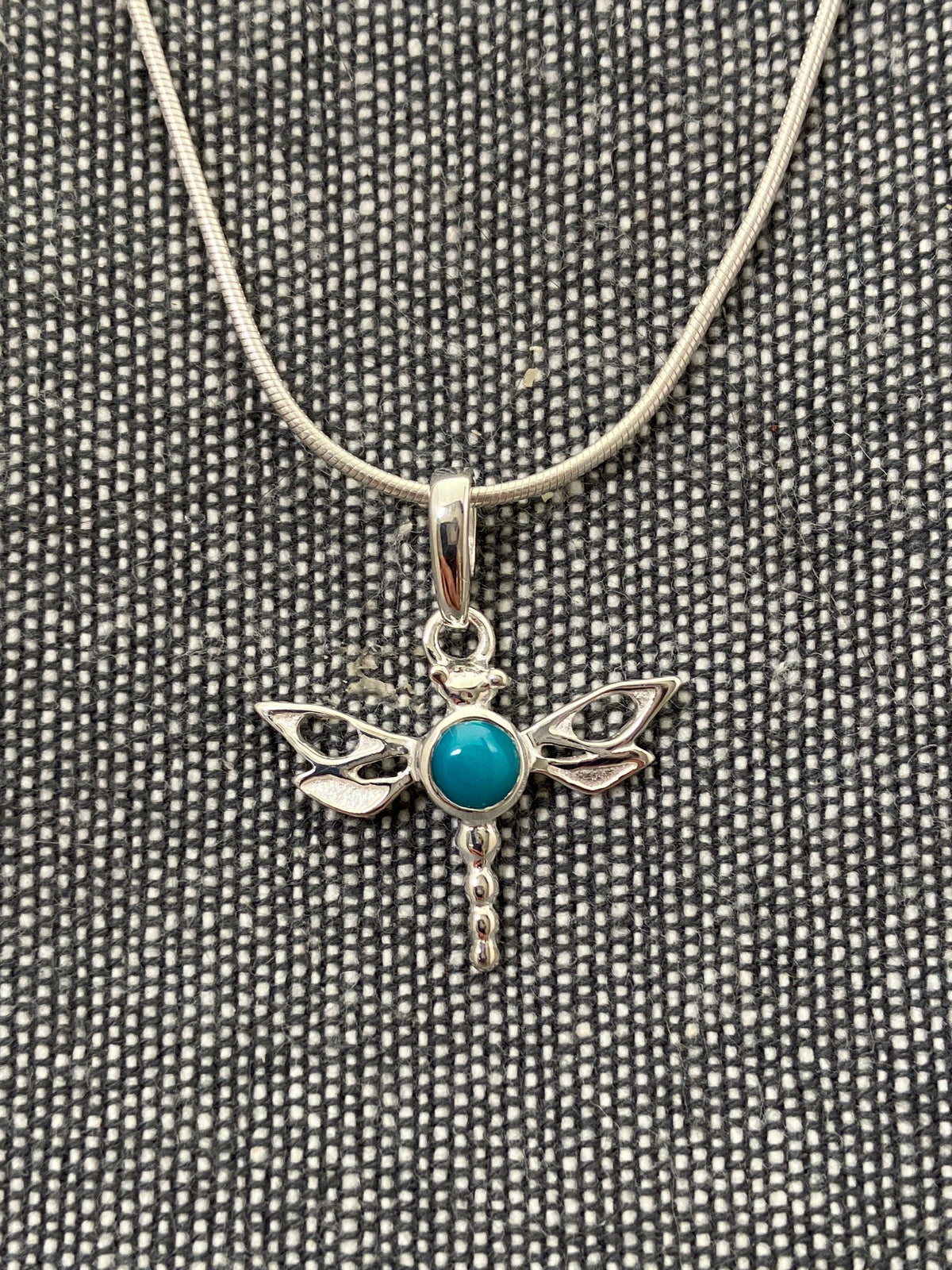 Turquoise Dragonfly Pendant