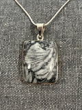 Pinolith Jasper Rectangle Pendant