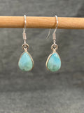 Larimar Pear Earrings