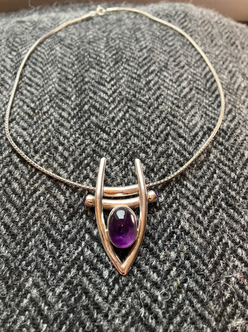 Amethyst Vulcan Necklace