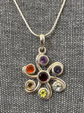 Chakra Curly Flower Pendant