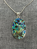 Paua Shell Oval Pendant 3