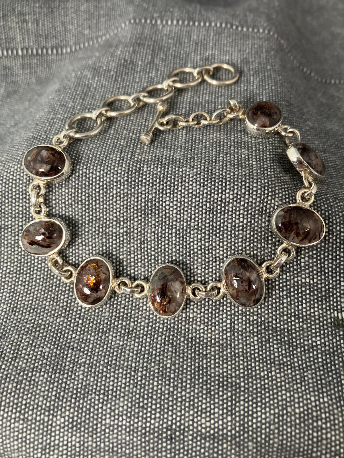 Astrophyllite Ovals Bracelet