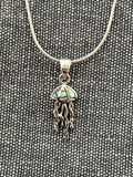 Paua Shell Jelly Fish Pendant