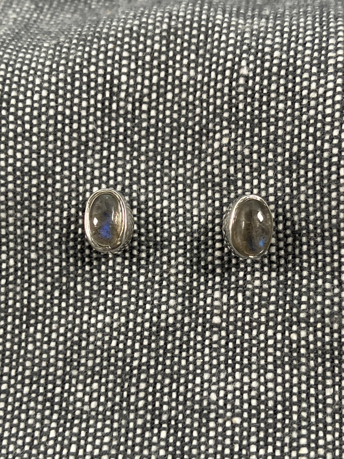 Labradorite Oval Studs