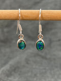 Australian Opal Oval Earrings