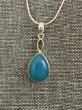 Chalcedony Loop Top Pendant