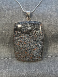 Dinosaur Bone Large Rectangle Pendant