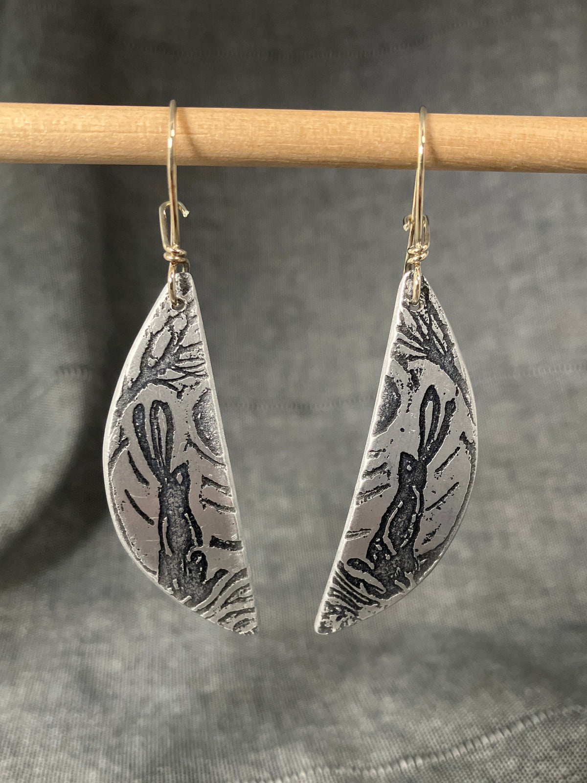 Moon Gazing Hare Earrings