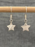 Flat Shiny Star Earrings