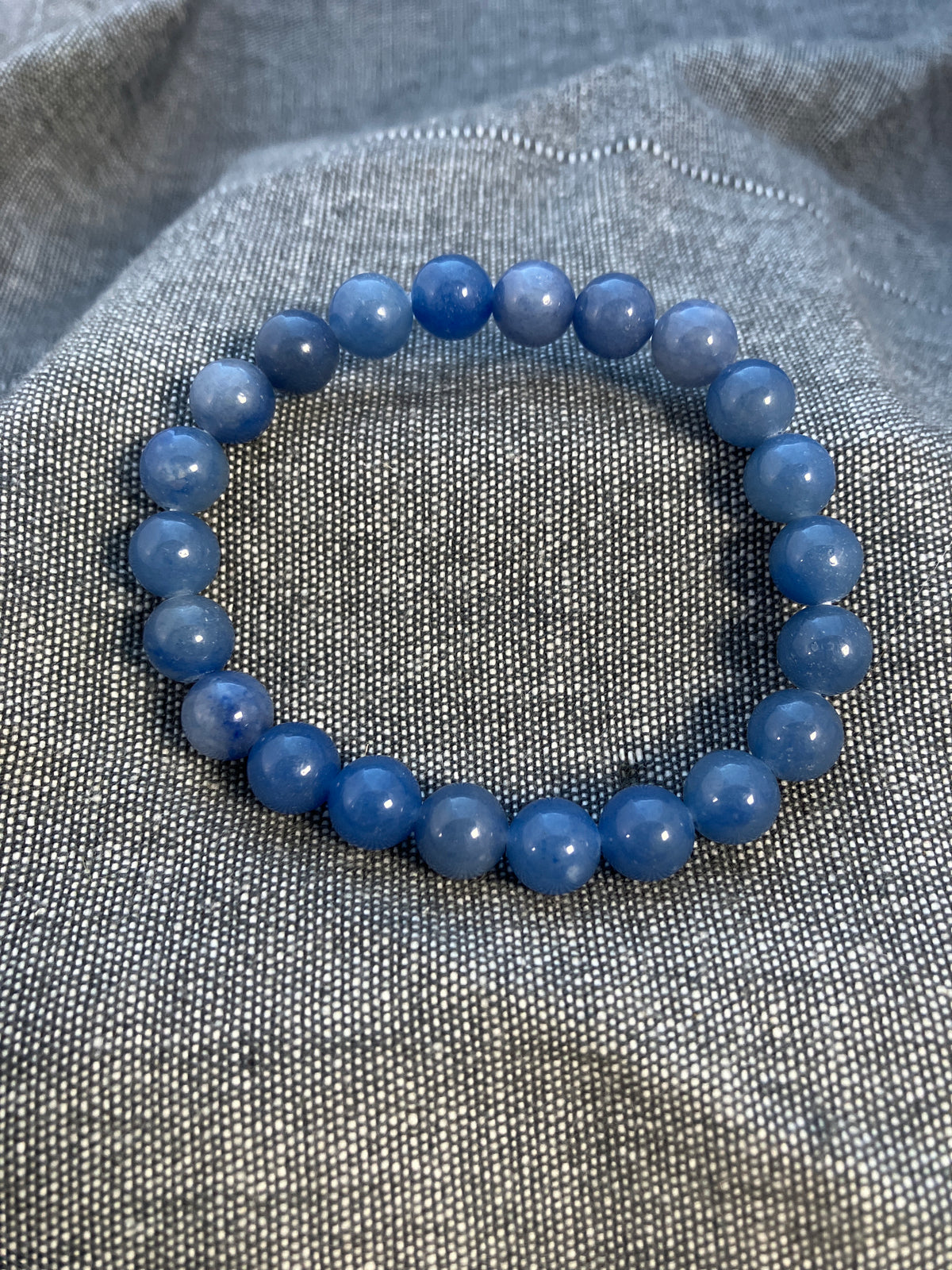 Dumortierite Beaded Bracelet