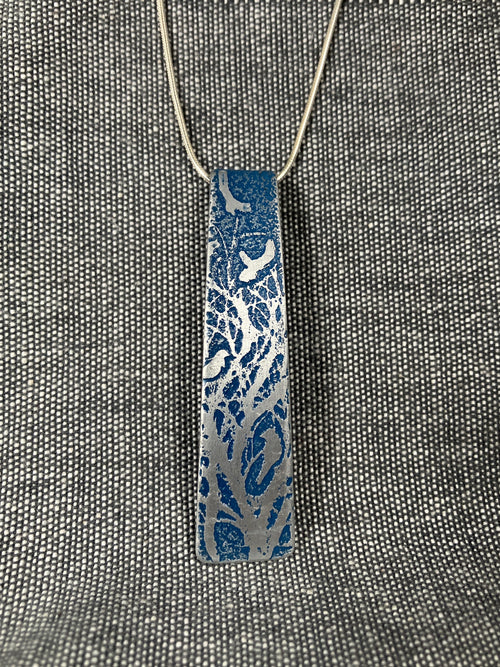 Blue Rookery Overlap Pendant