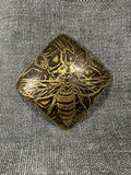 Brass Bee Brooch