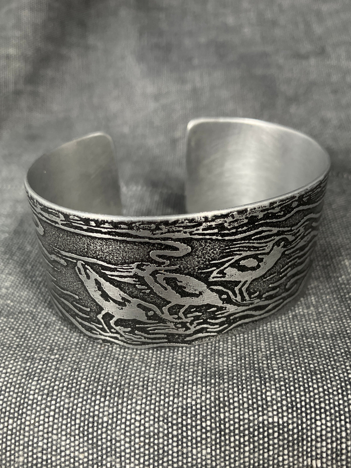 Aluminium Avocet Cuff