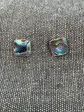 Paua Shell Square Studs 2