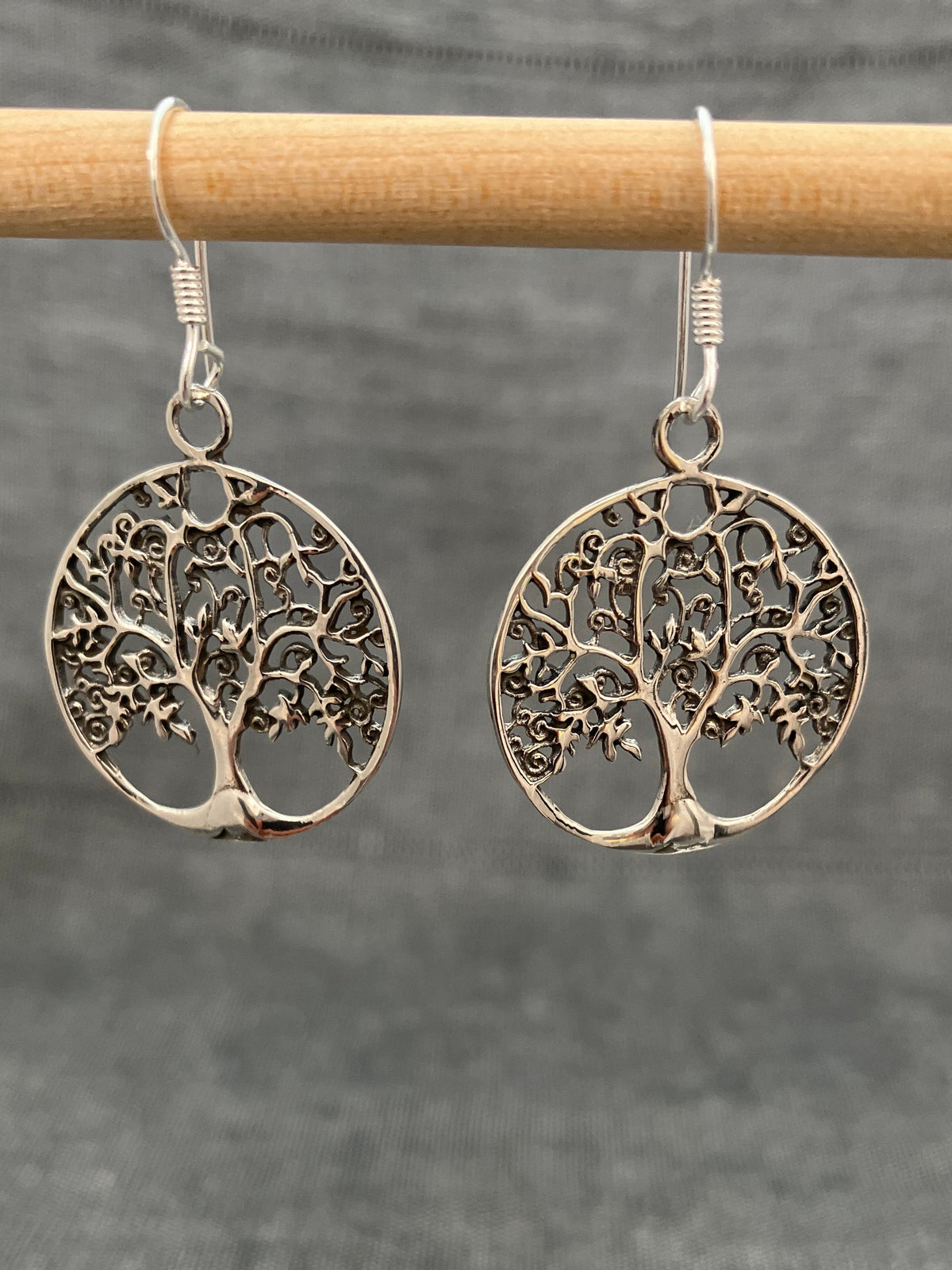 Curly Tree Of Life Earrings