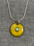 Yellow Disc Pendant