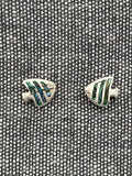 Angel Fish Shell Studs