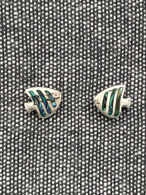 Angel Fish Shell Studs