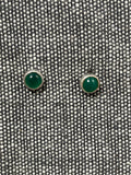 Green Onyx 5mm Stud