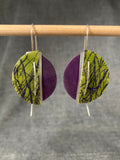 Miro Purple & Lime Earrings