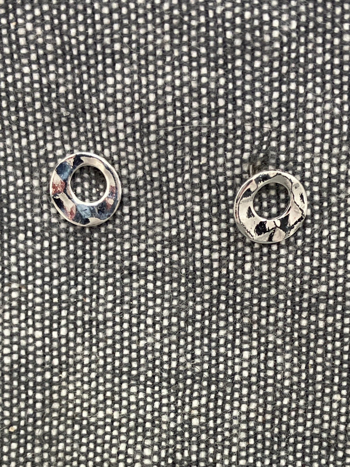 Planished Circle Studs