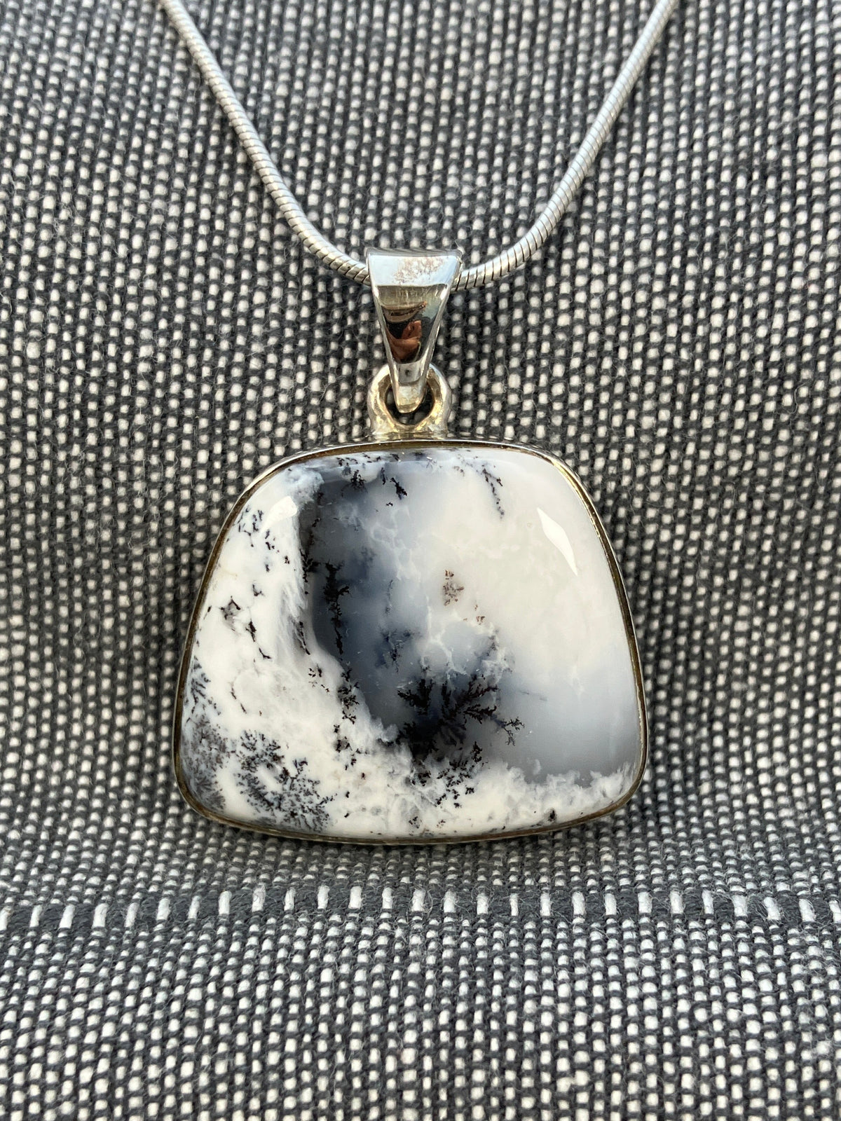 Merlinite Trapezium Pendant