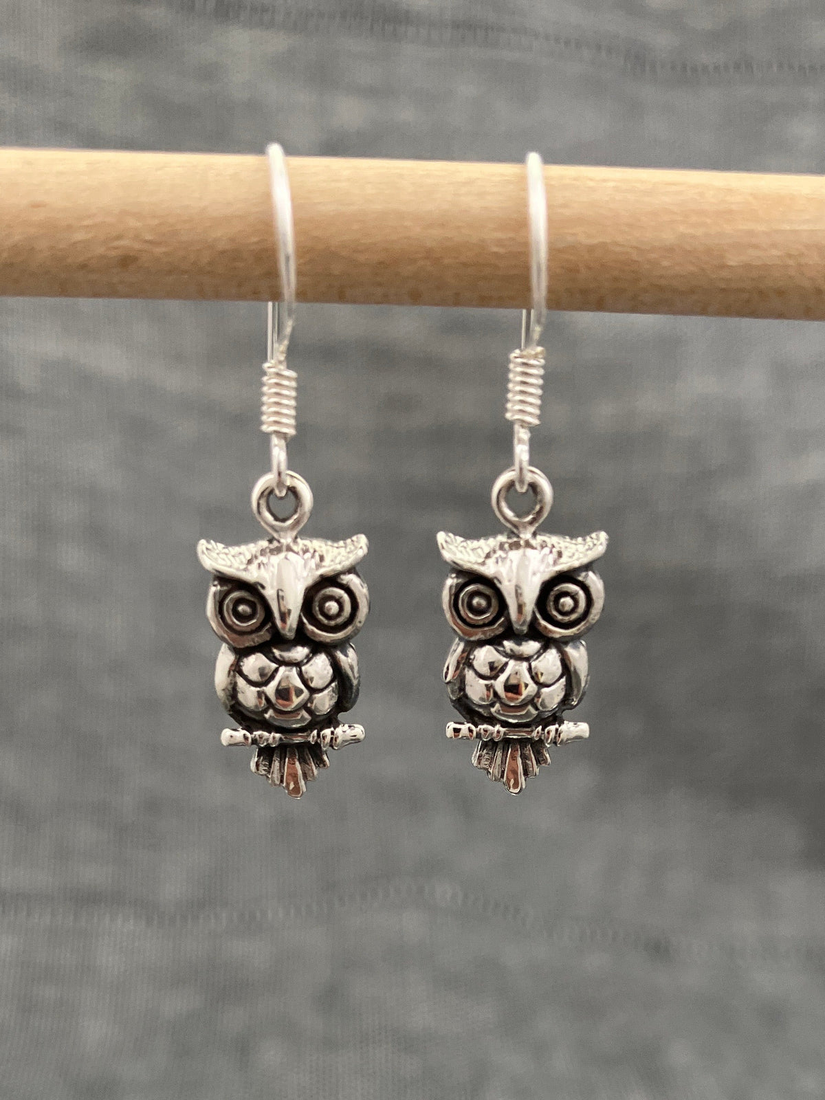 Perching Owl Earrings
