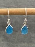 Chalcedony Peardrop Earrings