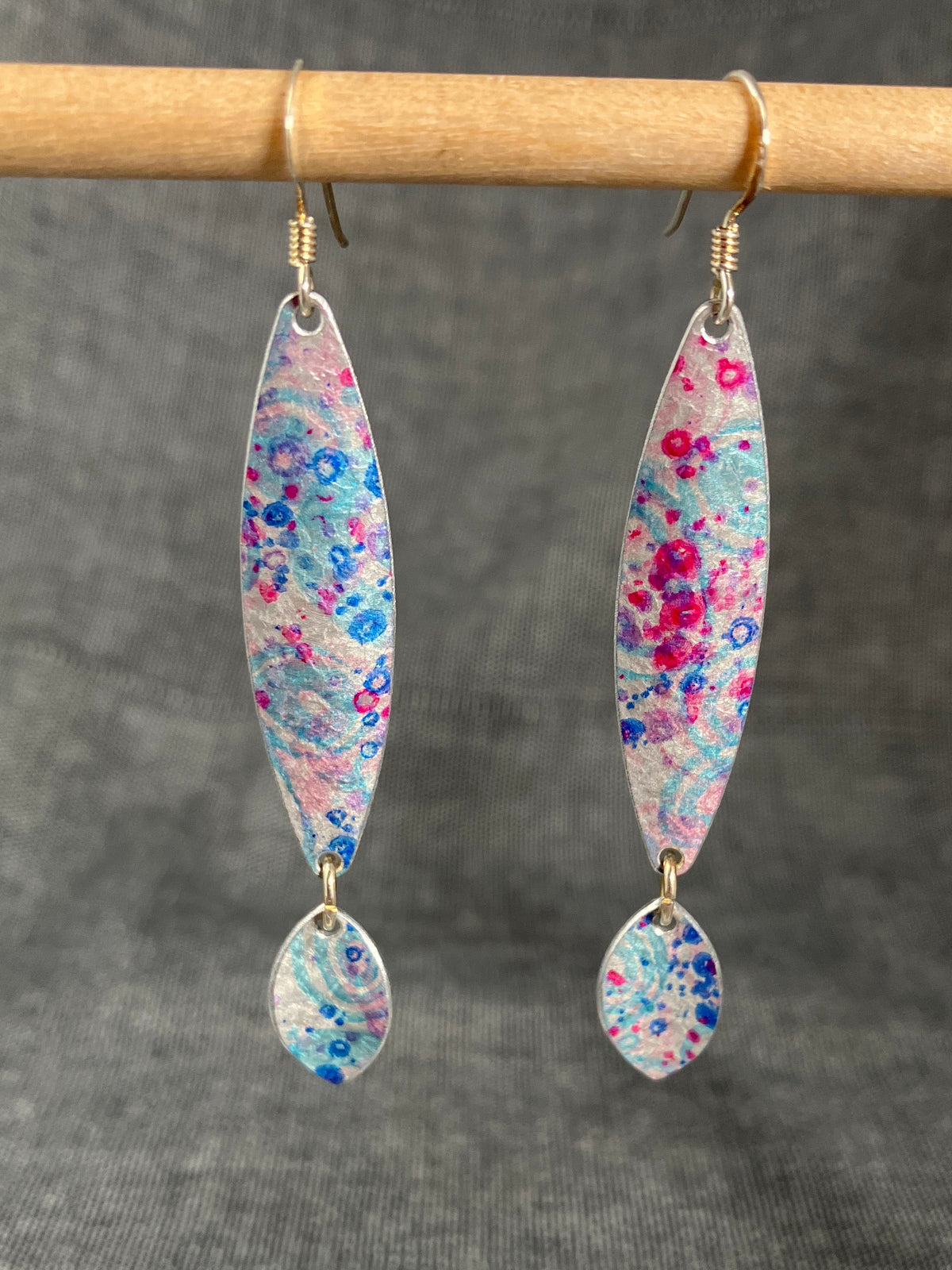 Raindrop Large Ellipse Earrings