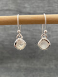 Moonstone Deep Set Square Cut Earring