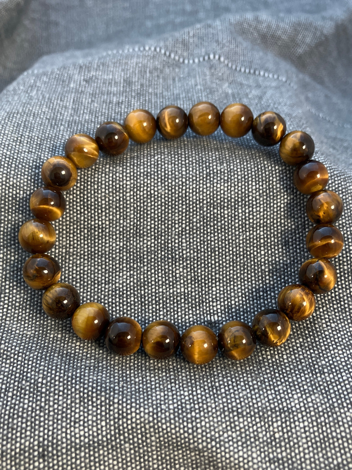 Tigers Eye Beaded Bracelet