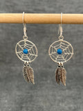 Turquoise Dream Catcher Earrings