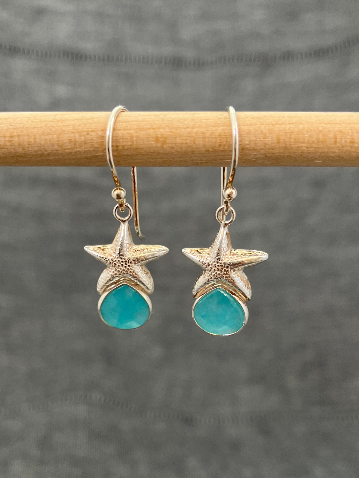 Apatite Starfish Earrings