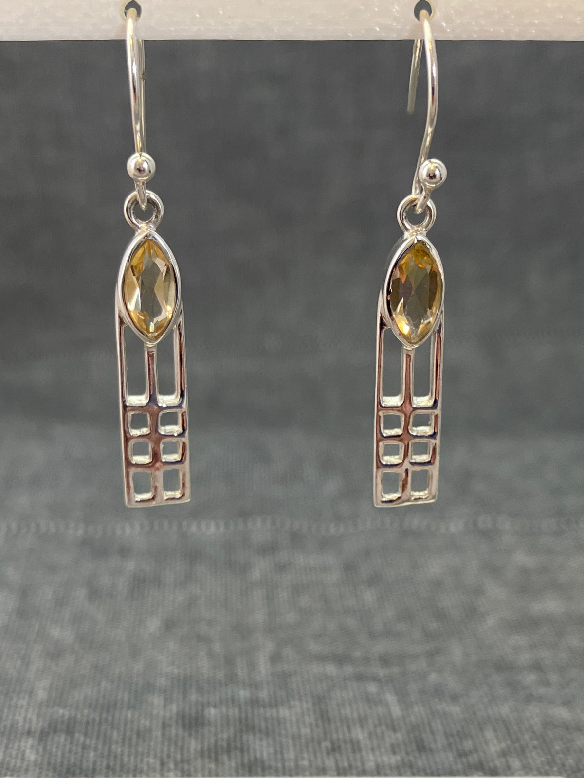 Citrine Deco Earrings