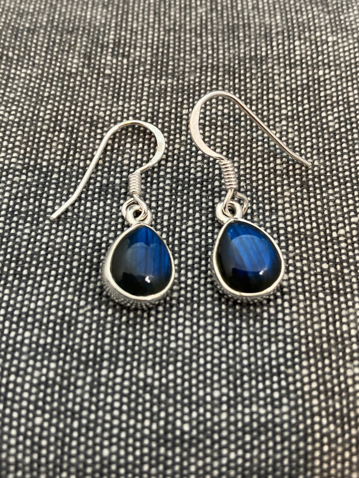 Labradorite Pear Earrings