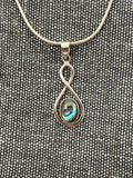 Paua Shell Loop Pendant