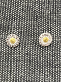 Daisy Studs With Gold Plated Centre