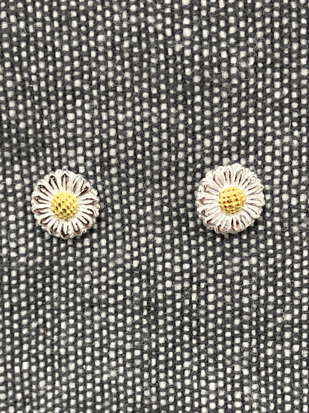 Daisy Studs With Gold Plated Centre