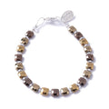 Cubic Haematite Bracelet - Golden