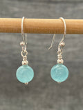 Amazonite Simple Bead Earrings
