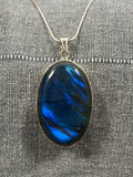 Labradorite Large Oval Pendant 2