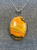 Bumblebee Jasper Large Oval Pendant