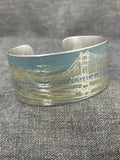 Out Of Line Bridge Aluminium Cuff